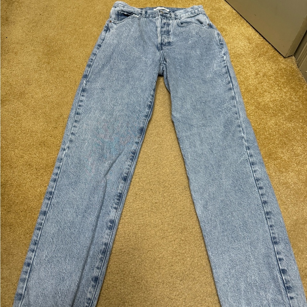 PACSUN BLUE WASH DAD JEANS